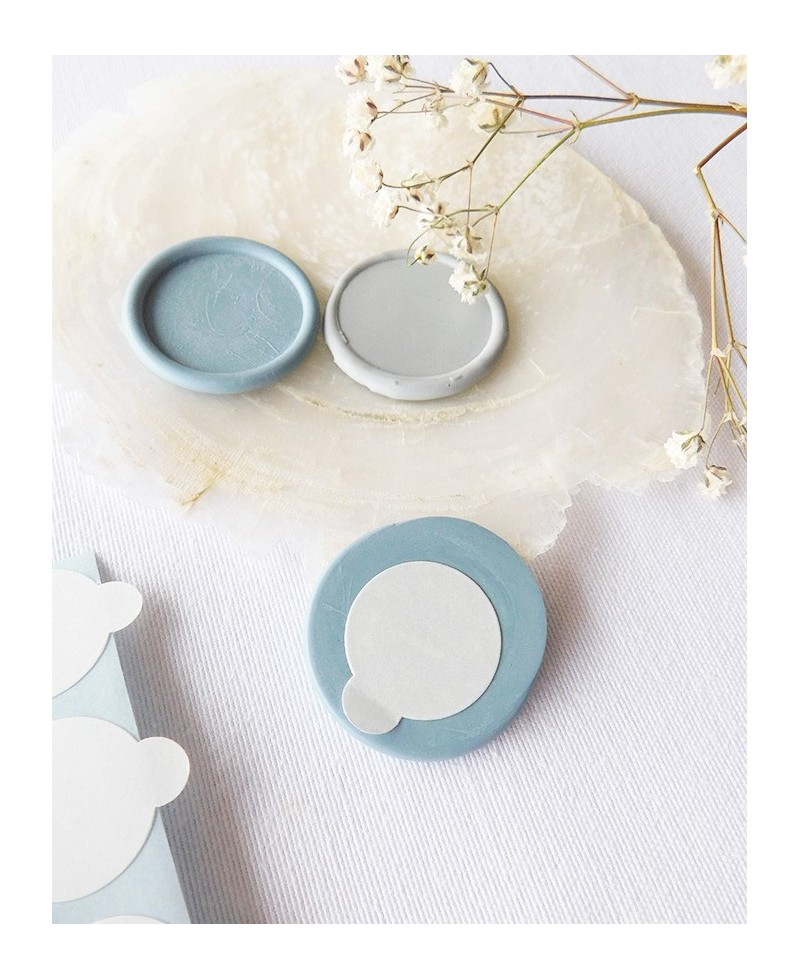 Removable stickers for sealing wax seals Removable stickers for sealing wax seals