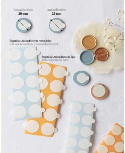 Distinction between types of self-adhesive stickers