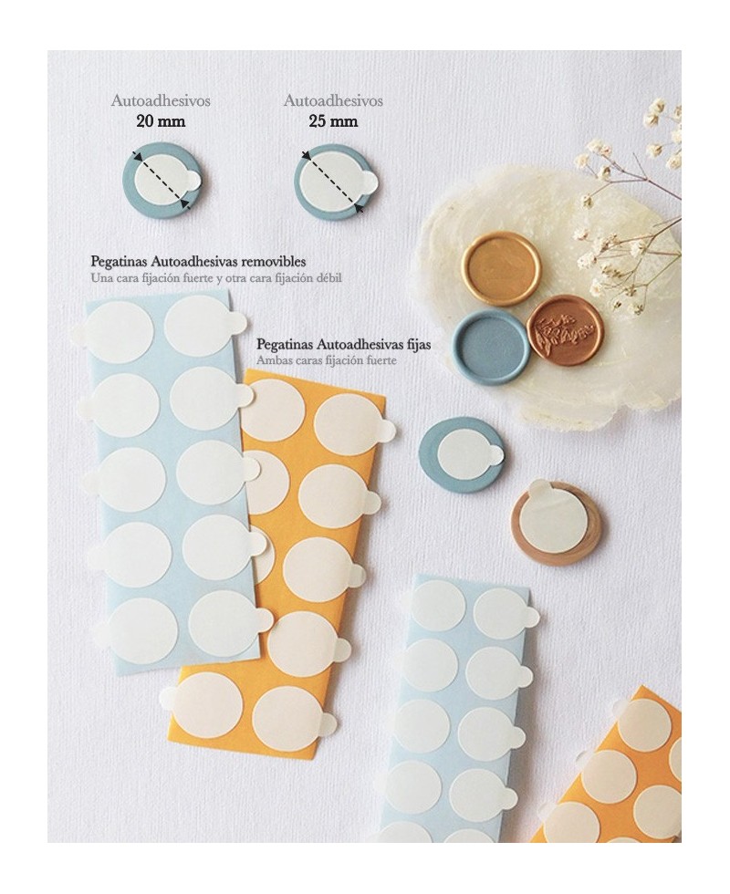 Distinction between types of self-adhesive stickers Distinction between types of self-adhesive stickers