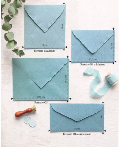 Handmade envelope sizes