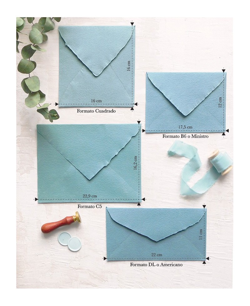 Handmade envelope sizes Handmade envelope sizes