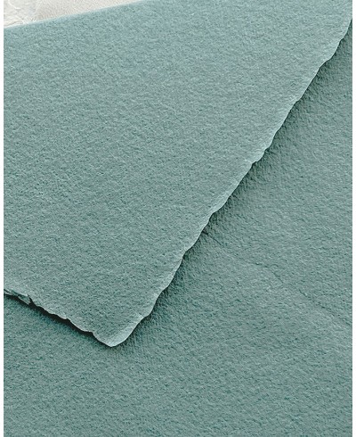 Enveloppes faites à la main bleu clair pour les mariages