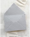 Envelope artesanal cinza claro