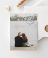 Urban postcard wedding invitation
