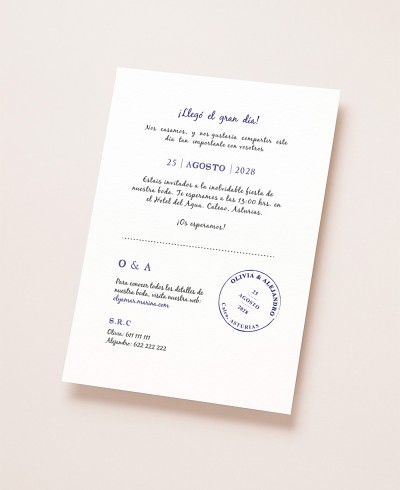 Collezione di cartoline urbane partecipazioni di nozze