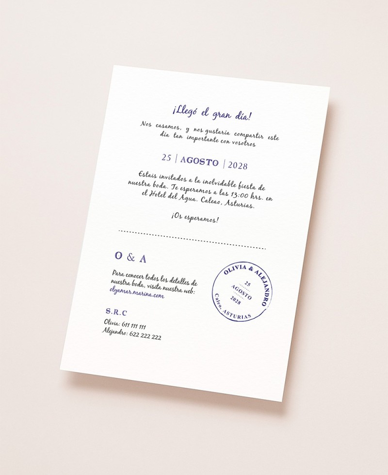 Collezione di cartoline urbane partecipazioni di nozze