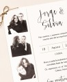 Original stationery themed invitation for weddings