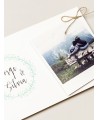 Retro wedding invitation detail