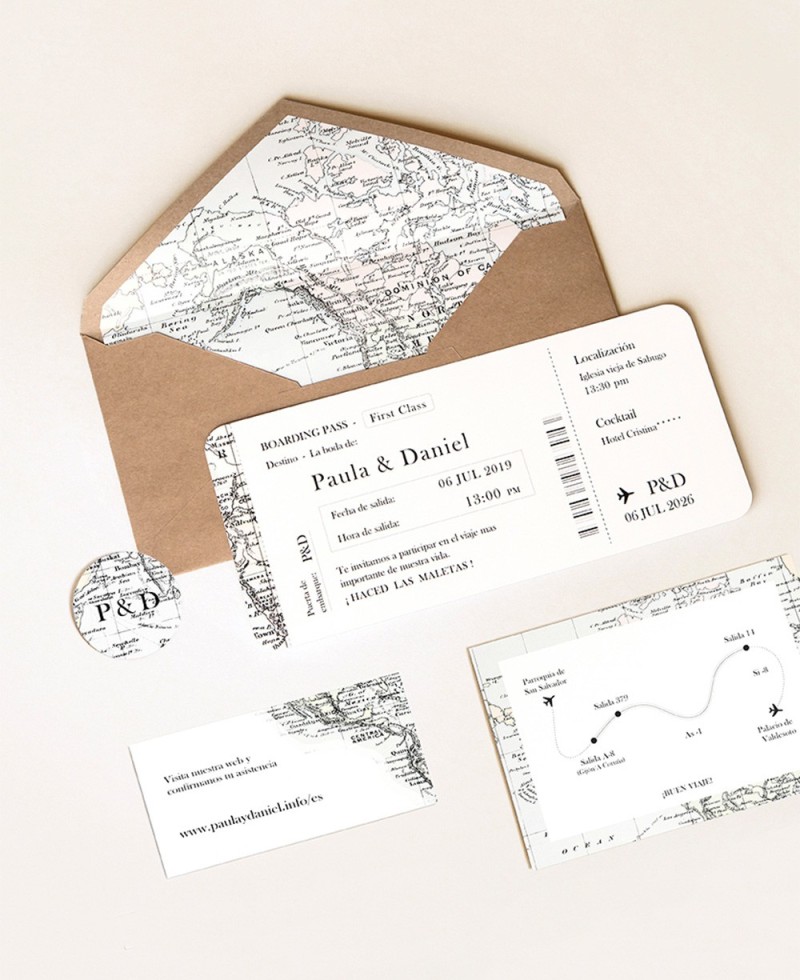 Wedding stationery map collection Wedding stationery map collection