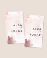 Autocollants rectangulaires verticaux pour mariages