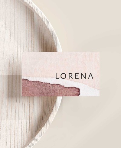 Watercolor wedding paper placeholders