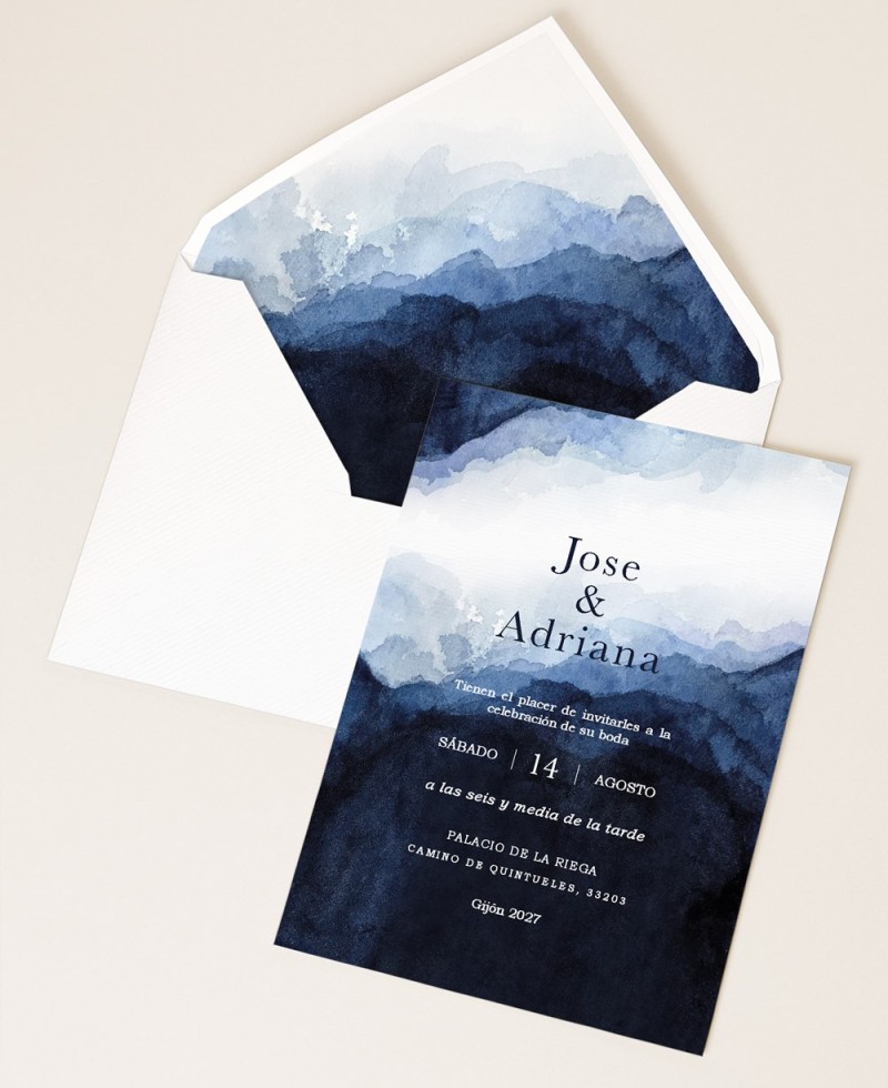 Invitations pour mariages sur le thème de la mer Invitations pour mariages sur le thème de la mer