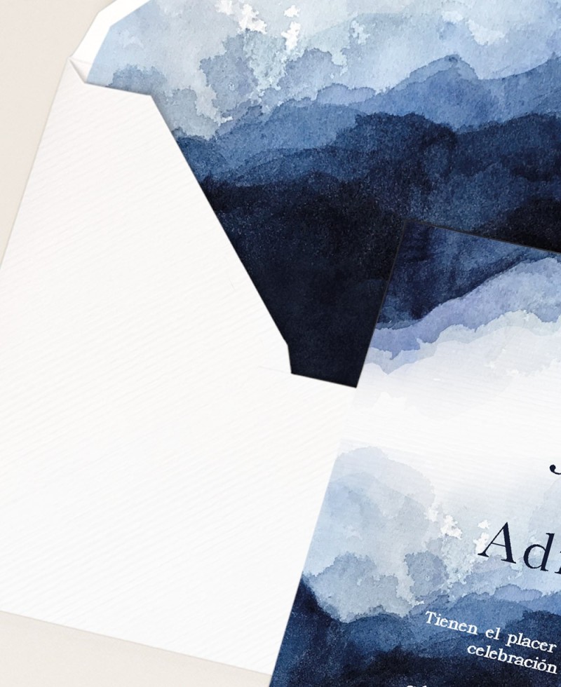 Zoom carte d’invitation mariage mer Zoom carte d’invitation mariage mer