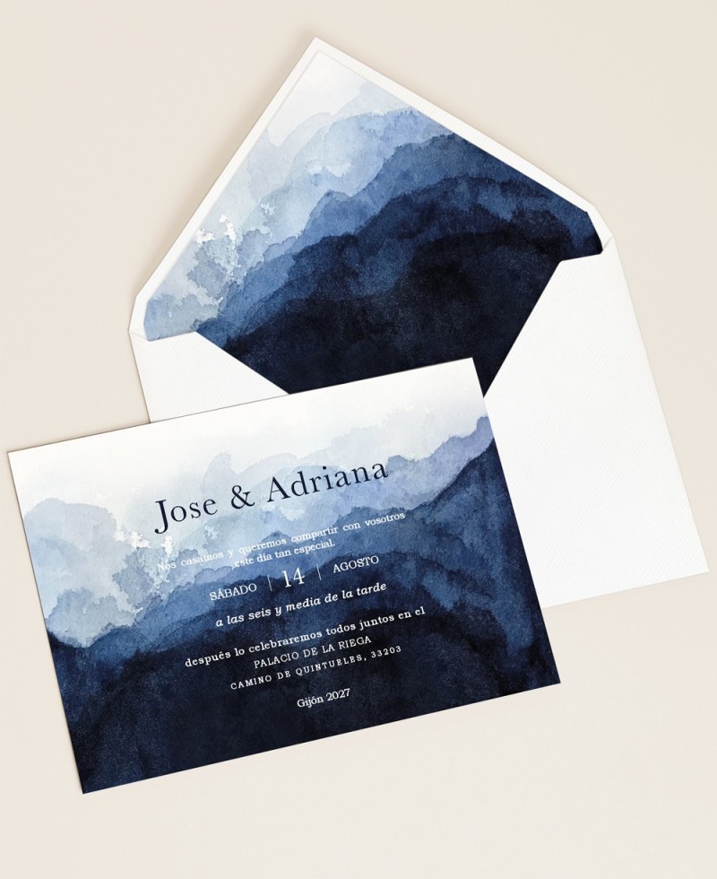 Invitations de mariage Ocean