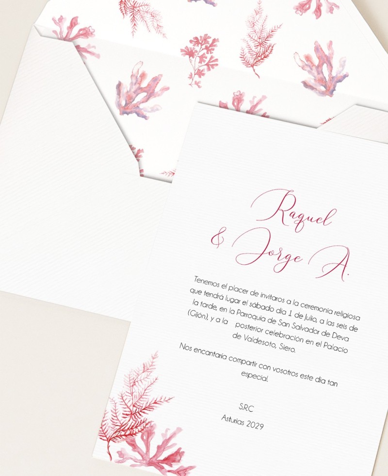 Inviti per eleganti matrimoni in mare Inviti per eleganti matrimoni in mare