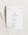 Wedding invitation summer August