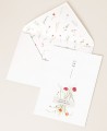 Convites de casamento florais