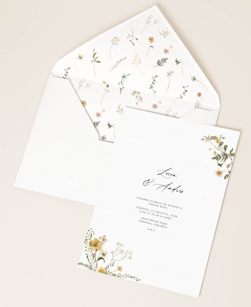 Convites de casamento de primavera Convites de casamento de primavera