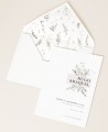 Invitations pour les noces de fleurs d’hiver