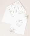 Invitations pour les noces de fleurs d’hiver