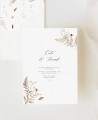 Convite de casamento outono novembro