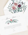 Papelaria floral para casamentos elegantes