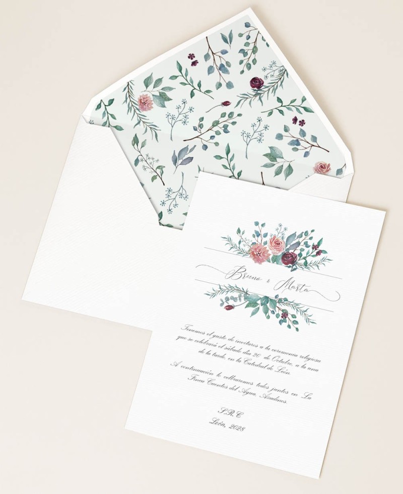 Inviti di Nozze Collezione Botanica Inviti di Nozze Collezione Botanica
