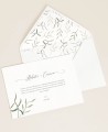 Invitaciones para bodas temática botánica