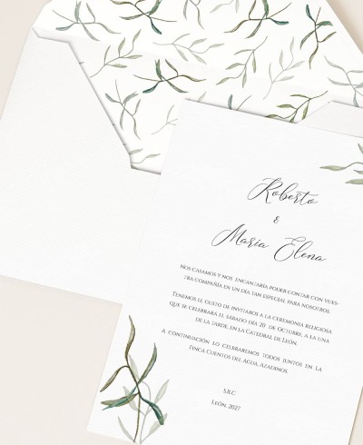 Elegante cancelleria per matrimoni di pregio