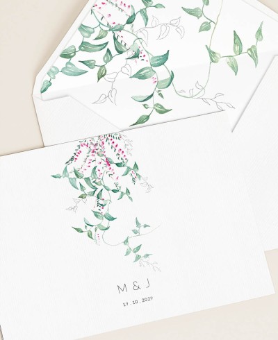 Nature stationery for elegant weddings