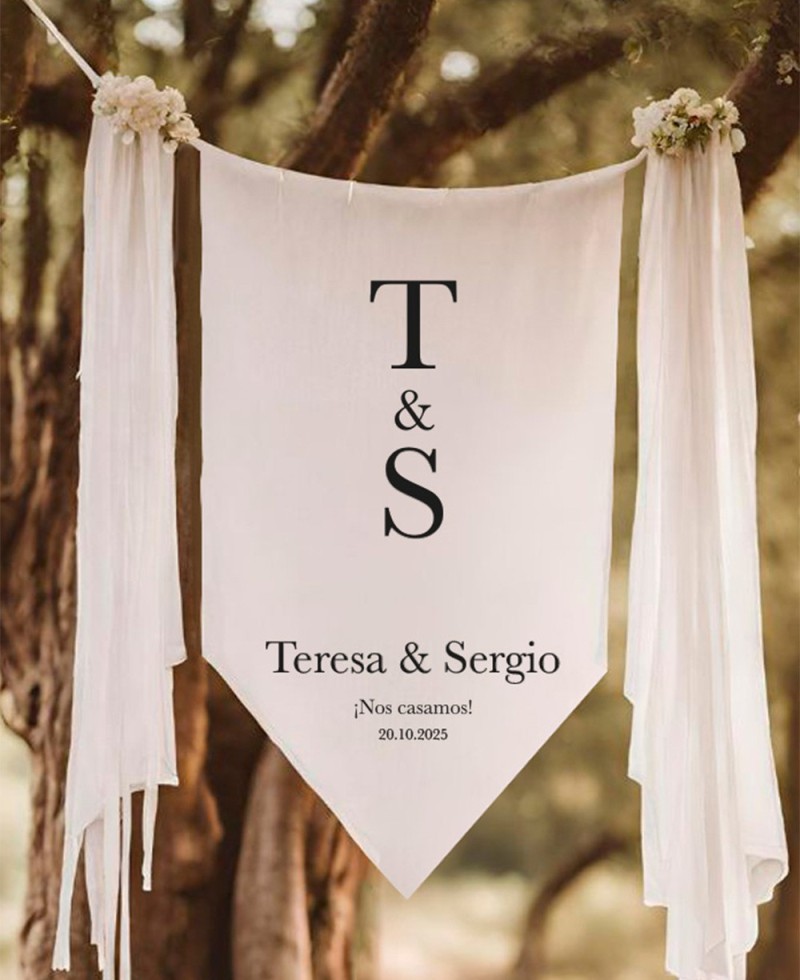 Minimal initial decoration for weddings Minimal initial decoration for weddings