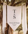 Decoración iniciales minimal para bodas