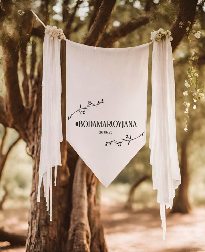 Banderolas personalizadas de boda Banderolas personalizadas de boda