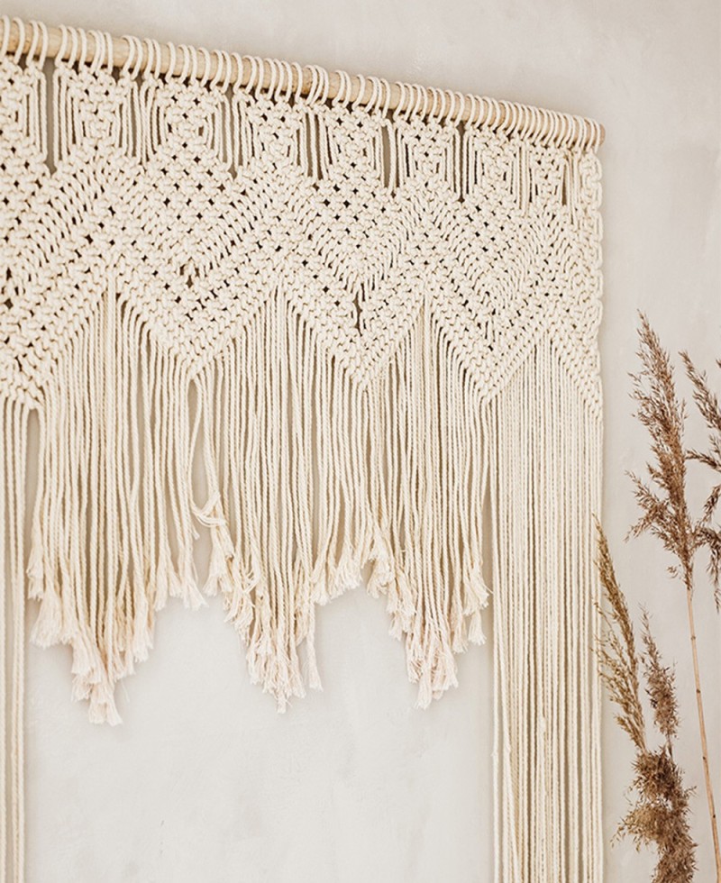 Telón fondo macramé decoración rústica bodas Telón fondo macramé decoración rústica bodas