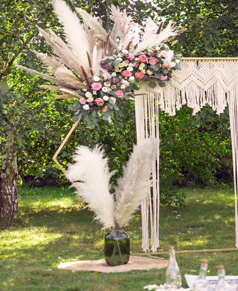 Arco macramé decoración bohemia bodas Arco macramé decoración bohemia bodas
