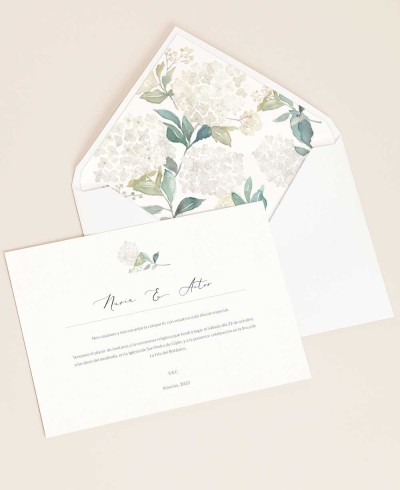 Invitations de mariage botaniques