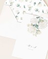 Convites botânicos da flor para o casamento