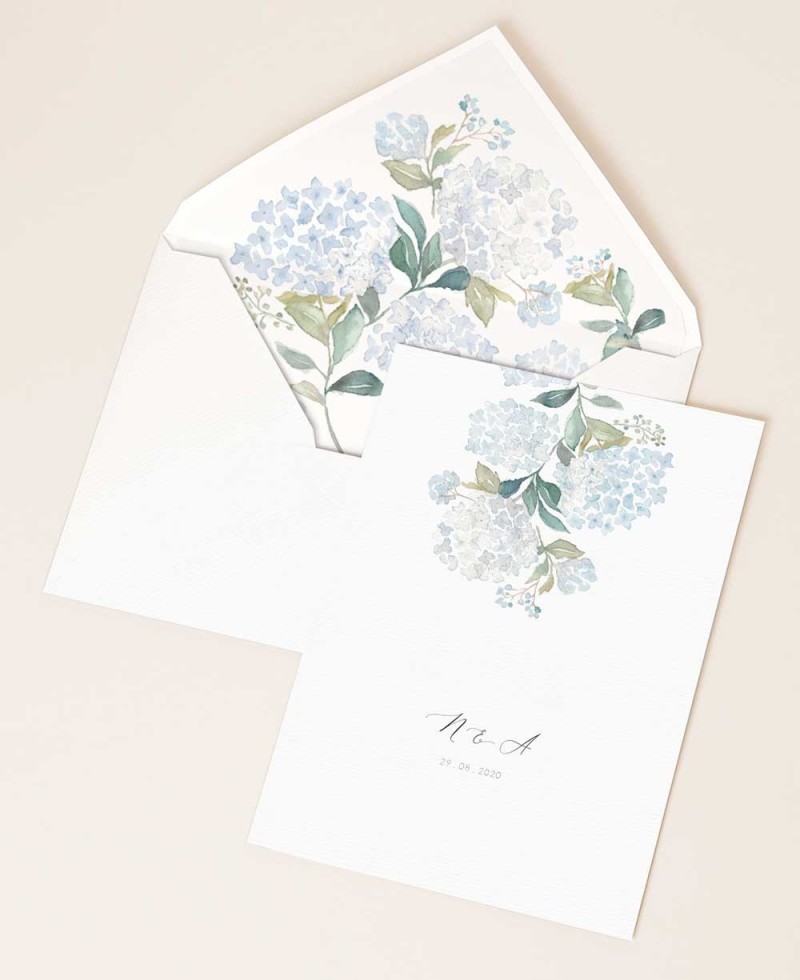 Eleganti partecipazioni di nozze con fiori Eleganti partecipazioni di nozze con fiori