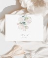 Invito a nozze ortensie rosa