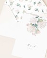 Inviti di nozze eleganti e graziosi con fiori