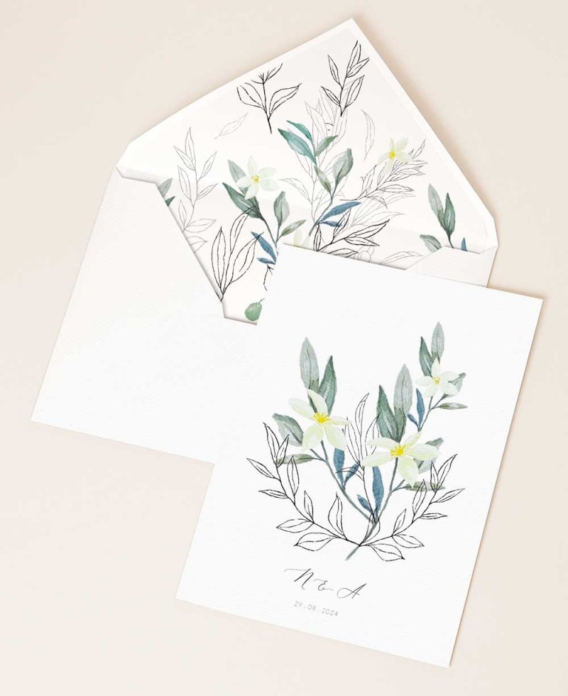 Inviti di Nozze Collezione Botanica