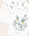 Inviti di nozze graziosi ed eleganti con fiori