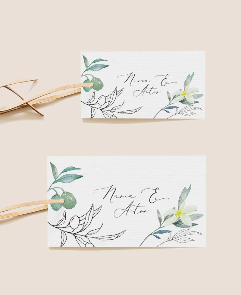 Etichette rettangolari Taglie Collezione Botanica Etichette rettangolari Taglie Collezione Botanica