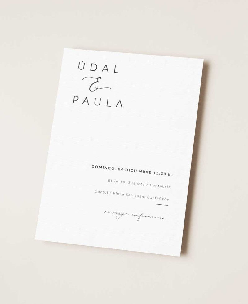 Collezione minimal, cancelleria elegante per matrimoni Collezione minimal, cancelleria elegante per matrimoni