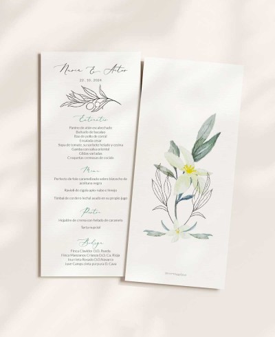 Minutes pour les mariages d’olivier et de fleur d’oranger