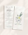 Minuti per matrimoni con ulivo e fiori d'arancio