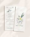 Hochzeitsmenüs mit Oliven- und Orangenblüten