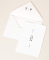 Hochzeitseinladungen im minimalistischen Stil