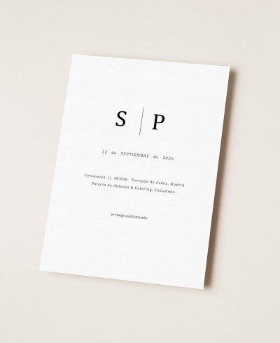 Papelería para bodas elegantes