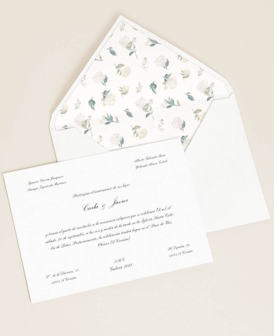 Invitations de mariage classiques et élégantes
